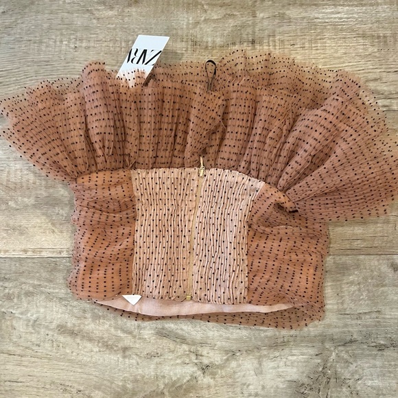 LAST ONE!!! BLOGGER FAVE!!! ZARA Ruffled Crop Top* - Picture 3 of 16